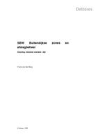 SBW Buitendijkse zones en afslagbeheer Zonering, interactie voorland - dijk