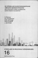 De stedelijke investeringsopgave 1999-2010 gekwantificeerd: Naar economische vitaliteit, bereikbaarheid, sociale cohesie en duurzaamheid