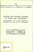 National and regional planning of South Africa