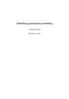 Modelling participatory modelling