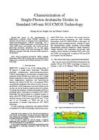 Characterization of Single-Photon Avalanche Diodes in Standard 140-nm SOI CMOS Technology
