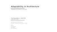 Adaptability in Architecture