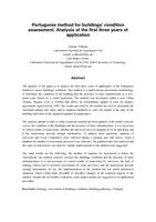 Portuguese method for buildings' Condition assessment: Analysis of the first three years of application