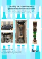 Exploring the potential reuse of glass bottles in structural columns