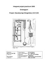 Project: Nauwkeurige slingerklok, EI-01.044