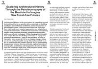 Exploring architectural history through the Petroleumscapes of the Randstad to imagine new fossil-free futures