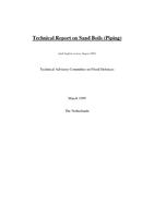 Technical report on sand boils (piping)