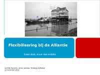 Sessie 1 Mogelijkheden voor een flexibeler huurwoningmarkt  Flexibilisering bij de Alliantie