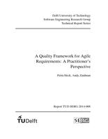A Quality Framework for Agile Requirements: A Practitioner’s Perspective