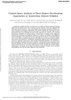 Control Space Analysis of Three-Degree Decelerating Approaches at Amsterdam Airport Schiphol
