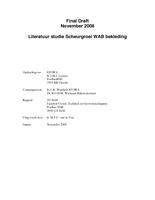 Literatuur studie Scheurgroei Waterbouwasfaltbeton (WAB) bekleding
