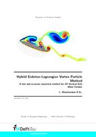 Hybrid Eulerian-Lagrangian Vortex Particle Method