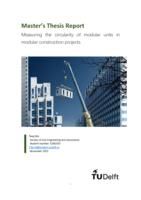 Measuring the circularity of modular units in modular construction projects
