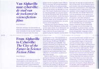 Van Alphaville naar cyberville: De stad van de toekomst in sciencefictionfilms / From Alphaville to cyberville: the city of the future in science fiction films