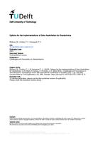Options for the Implementations of Data Assimilation for Geotechnics