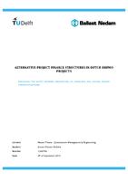 Alternative project finance structures in Dutch DBFMO projects: Enhancing the match between perspectives of financiers and applies project finance structures