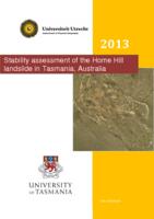 Stability assessment of the Home Hill landslide in Tasmania, Australia