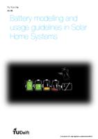 Battery modelling and usage guidelines in Solar Home Systems