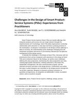 Challenges in the design of smart product-service systems (PSSs): Experiences from practitioners