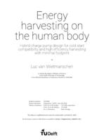 Energy harvesting on the human body