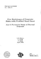 Fire Resistance of Concrete Slabs with Profiled Steel Sheet