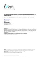 The Impact of Prognostic Uncertainty on Condition-Based Maintenance Scheduling: an Integrated Approach