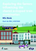 Exploring the factors influencing the shared e-moped train combination