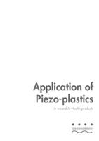 Application of Piezo plastics - in wearable Health- products