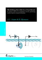 Modelling the effects of hardware for devices used in an underwater acoustic positioning system based on channel estimation