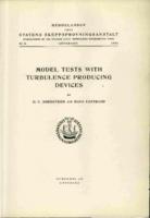 Model tests with turbulence producing devices