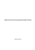 Ergonomic Factors during Laparoscopic Surgery Training
