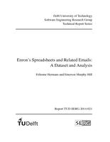 Enron’s Spreadsheets and Related Emails: A Dataset and Analysis