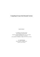 Computing in Large-Scale Dynamic Systems