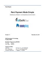 Rent Payment Made Simple - Developing software in an entrepreneurial environment
