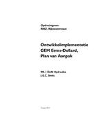 Ontwikkelimplementatie GEM Eems-Dollard: Plan van aanpak