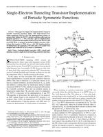 Single-electron tunneling transistor implementation of periodic symmetric functions