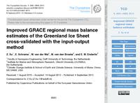 Improved GRACE regional mass balance estimates of the Greenland Ice Sheet cross-validated with the input-output method (discussion paper)