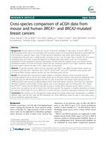Cross-species comparison of aCGH data from mouse and human BRCA1- and BRCA2-mutated breast cancers