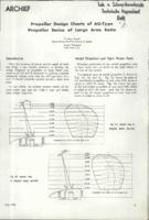 Propeller design charts of AU-type propeller series of large area ratio