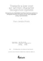 Towards a low-cost air-written character recognition system
