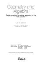 Geometry and Algebra
