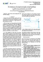 Evolution of wind towards wind turbine