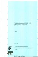 Validation document SOBEK 1.00: Hydrodynamics component: 1st edition