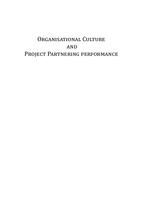 Organisational Culture and Project Partnering Performance