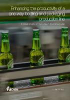 Enhancing the productivity of a one-way bottling and packaging production line