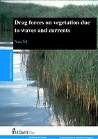 Drag forces on vegetation due to waves and currents