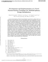 Development and Implementation of a Novel Parametrization Technique for Multidisciplinary Design Initialization