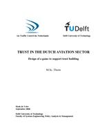 Trust in the Dutch Aviation Sector