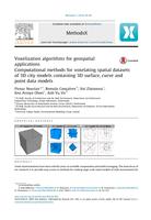 Voxelization Algorithms for Geospatial Applications: Computational methods for voxelating spatial datasets of 3D city models containing 3D surface, curve and point data models