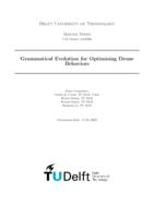 Grammatical Evolution for Optimising Drone Behaviors